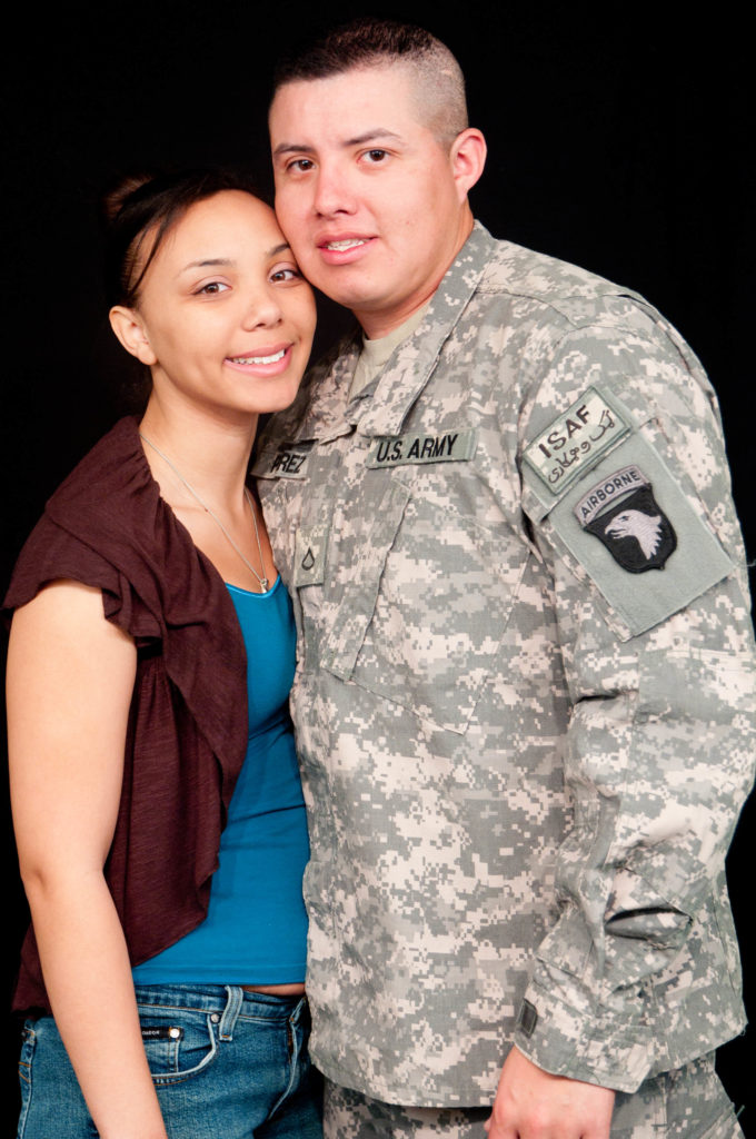 Kimberly Perez and her husband