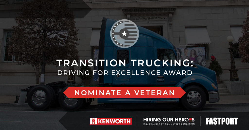 Nominate a truck driver for the 2021 Transition Trucking: Driving for Excellence award 