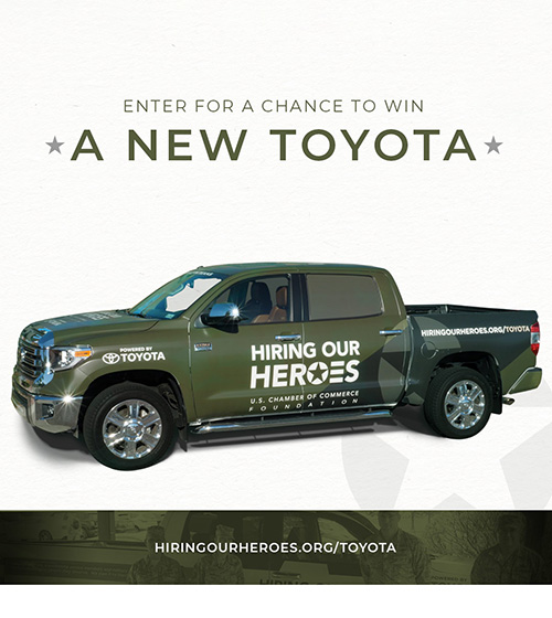 Toyota Tundra Sweepstakes graphic
