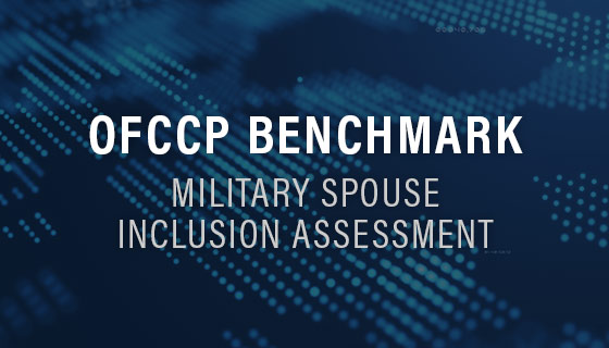 OFCCP Benchmark Military Spouse Inclusion Assessment one pager digital resource thumbnail image