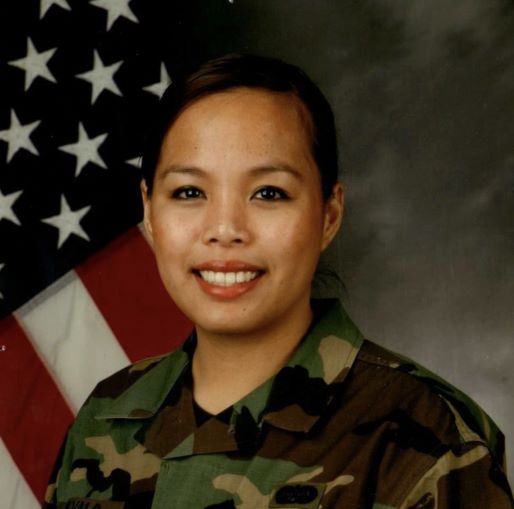 Female Air Force service member official military photo