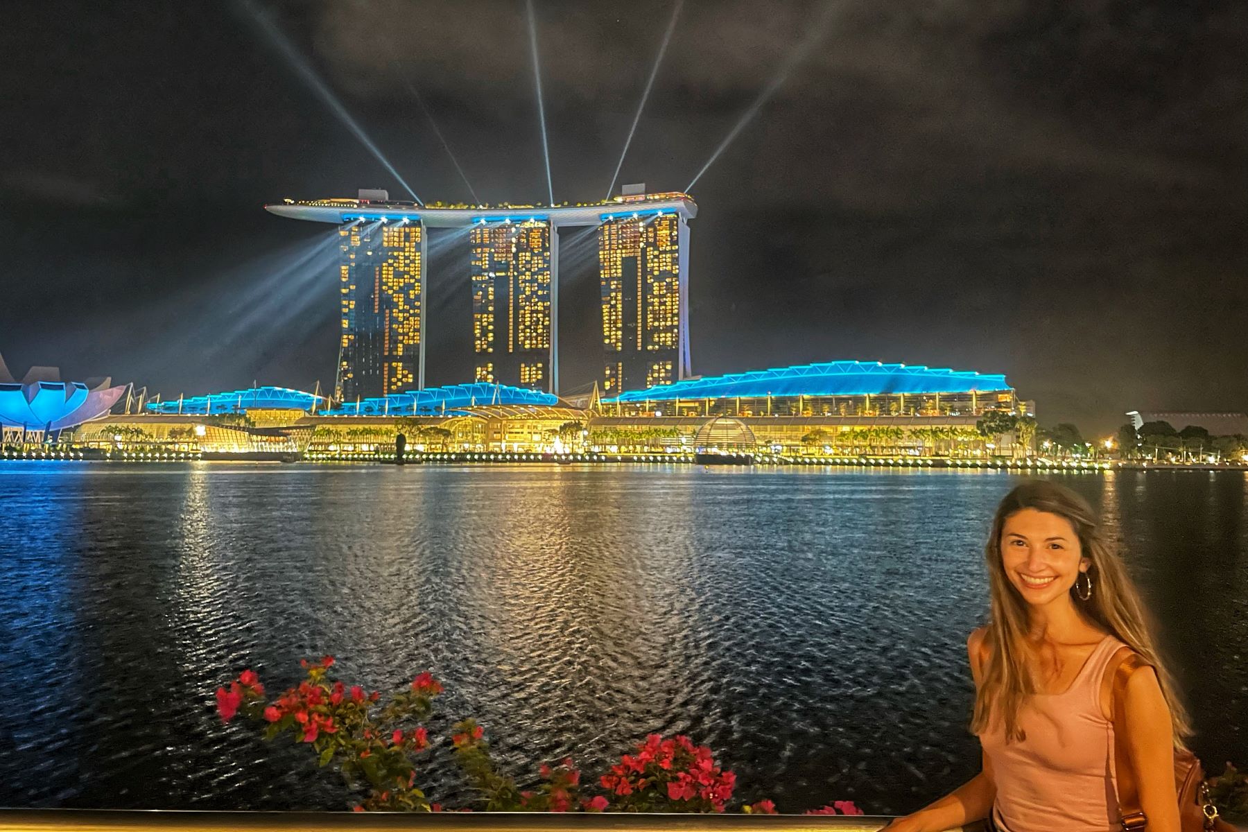 Woman standing in Singapore