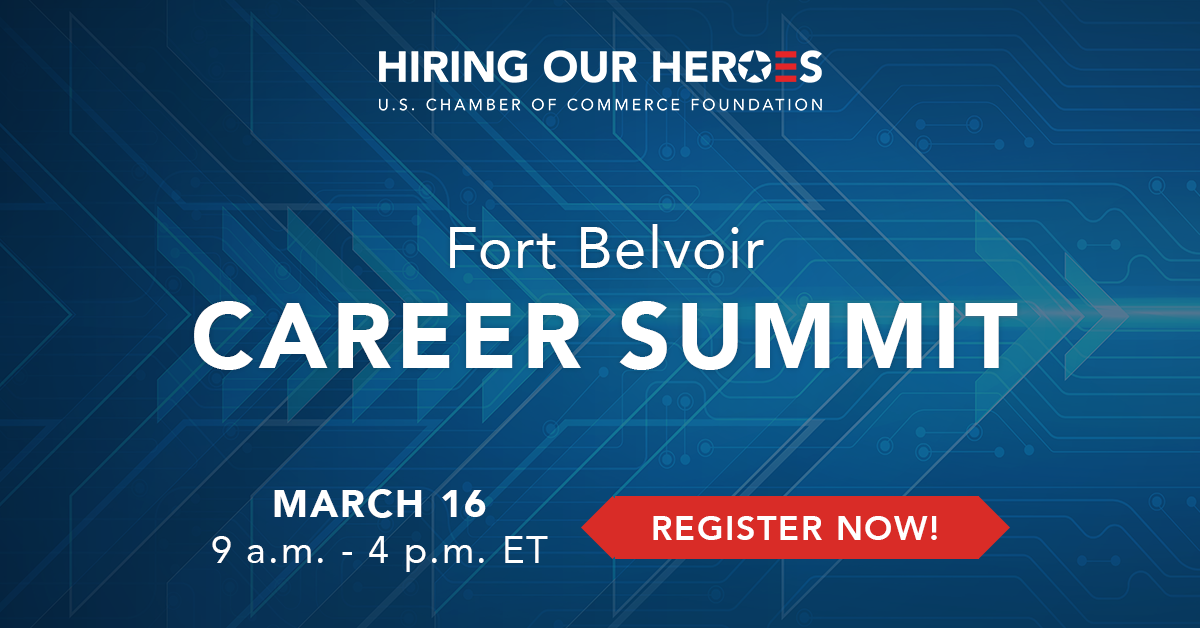 Fort Belvoir Career Summit social media graphic