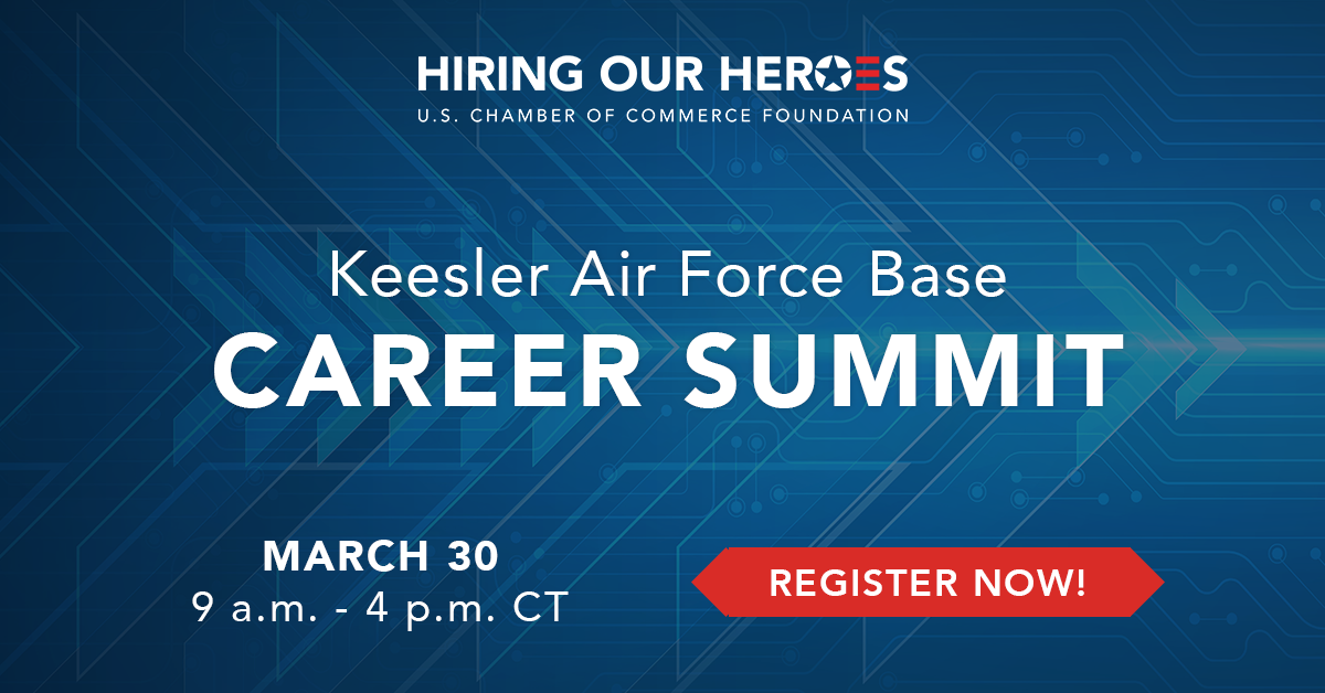 Keesler Air Force Base Career Summit social media graphic