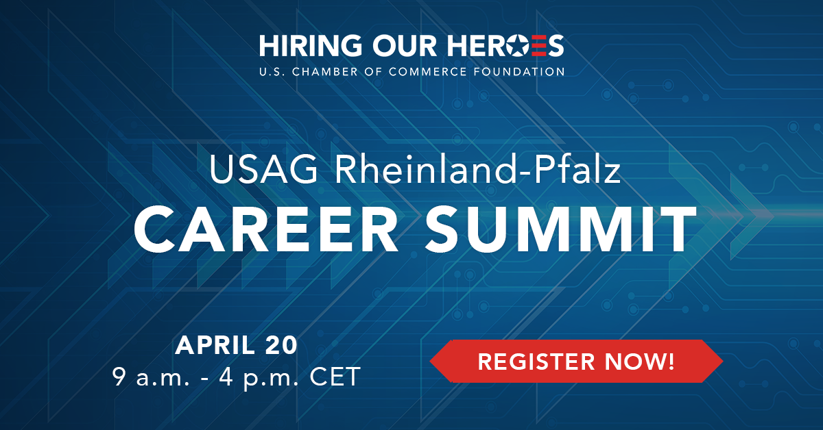 USAG Rheiland Phalz Career Summit social media graphic