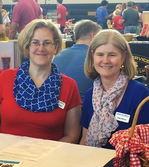 Fort Leavenworth MSPN members tabling at a local resource event in 2018.
