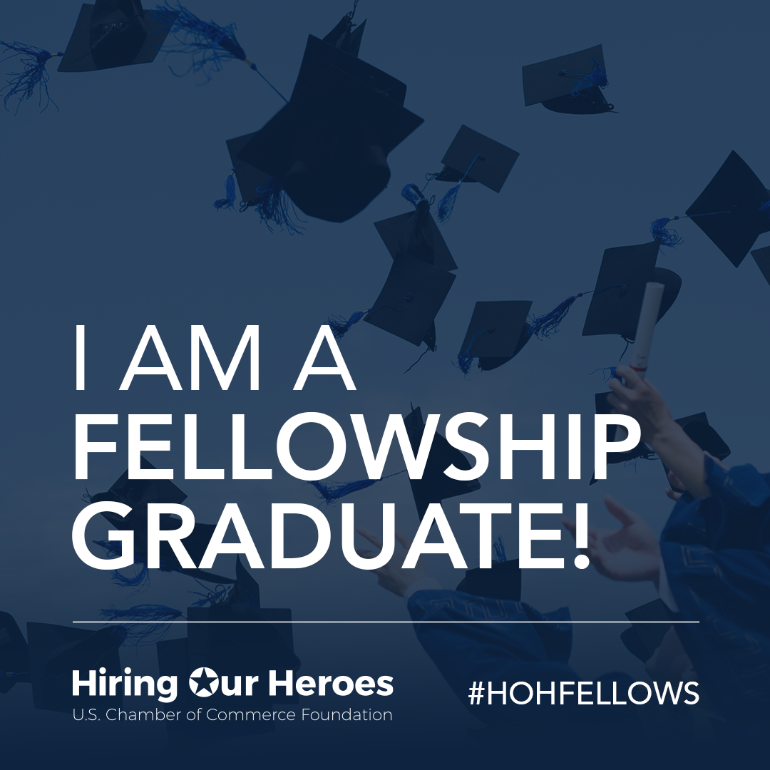 I am a fellowship graduate - social media graphic