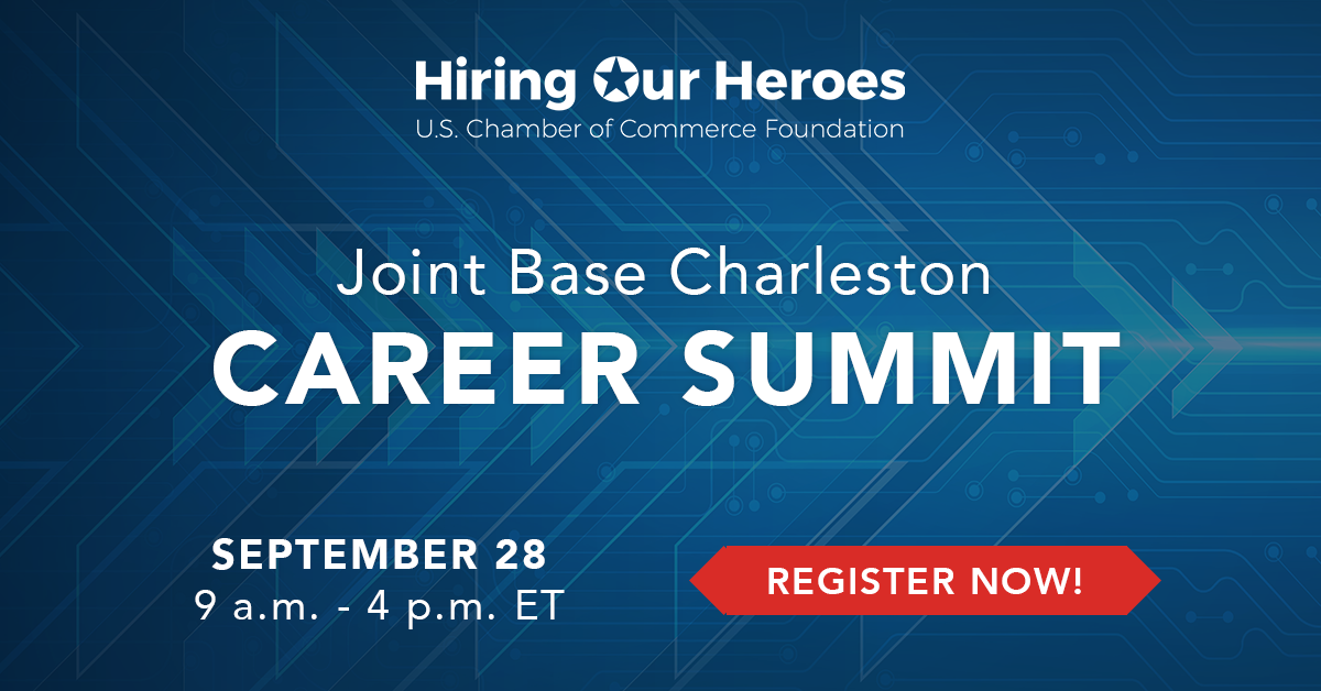Joint Base Charleston Career Summit September 28, 2023 social media graphic