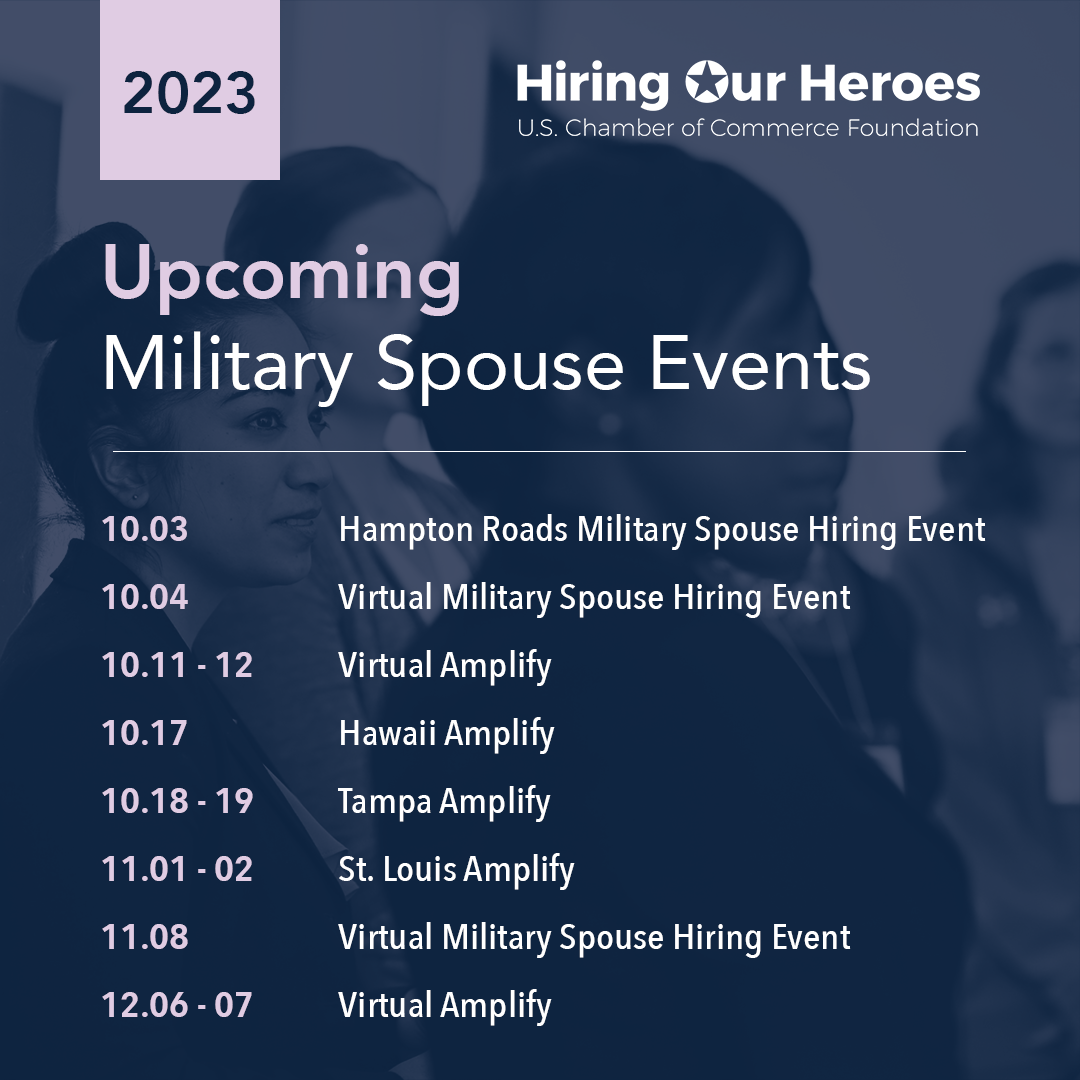 Military Spouse Events Social Media Toolkit Hiring Our Heroes