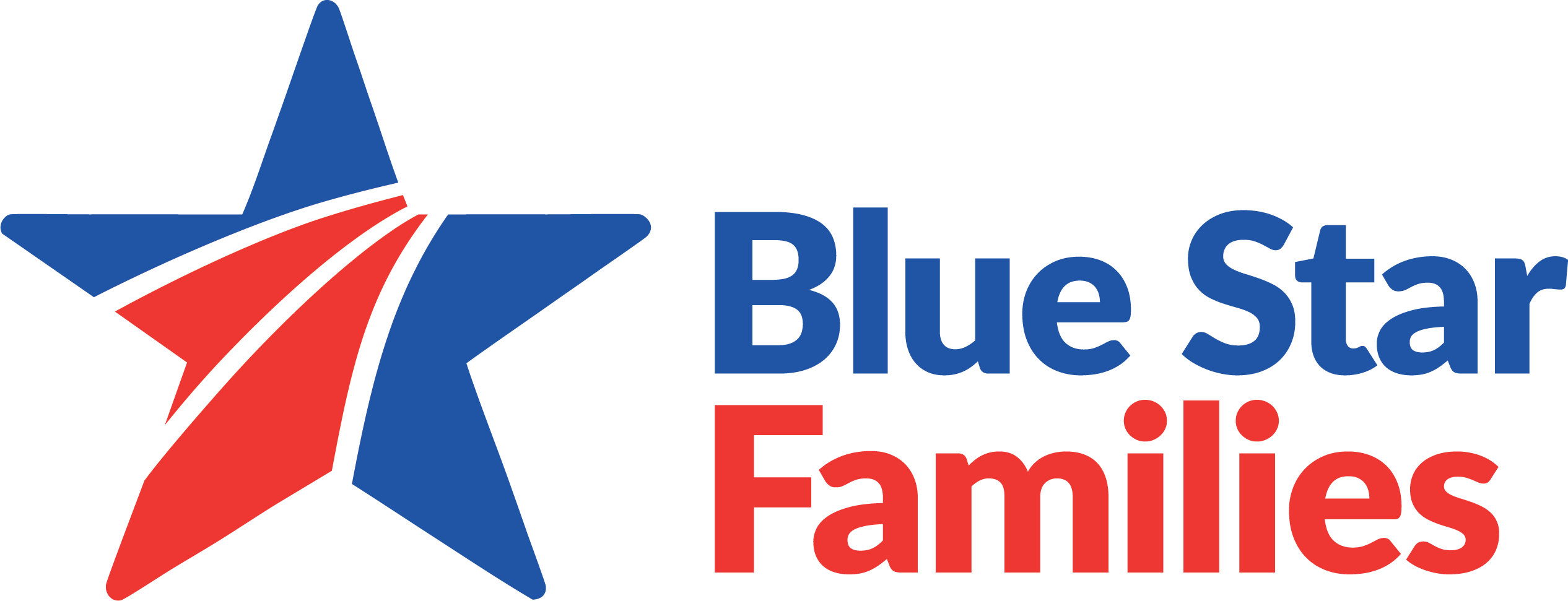 Blue Star Families red and blue logo