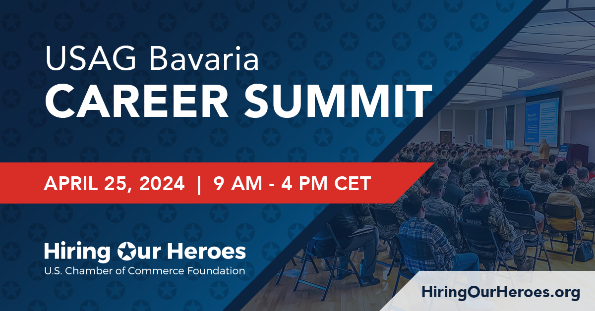 USAG Bavaria Career Summit April 25, 2024 social media graphic