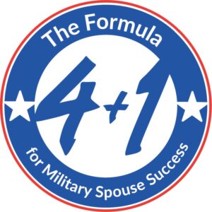 4+1 Commitment - The Formula for Military Spouse Success - Hiring Our Heroes - badge icon