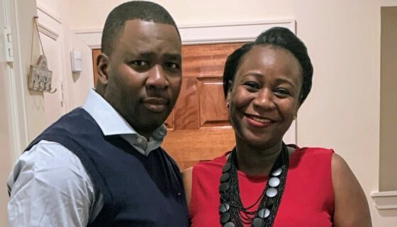 Picture of Ami Camara and her husband.
