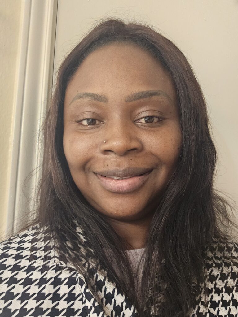 Army spouse Belinda Eta-Ndo.