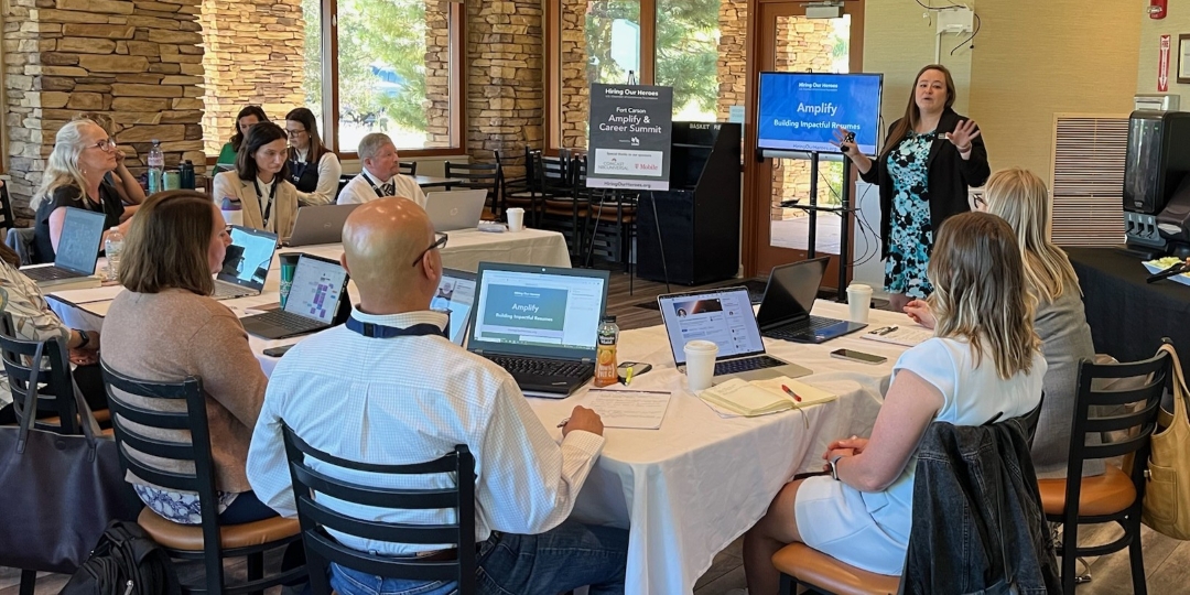 • Amplify attendees gain invaluable knowledge that prepares them for and builds confidence in the job search.
