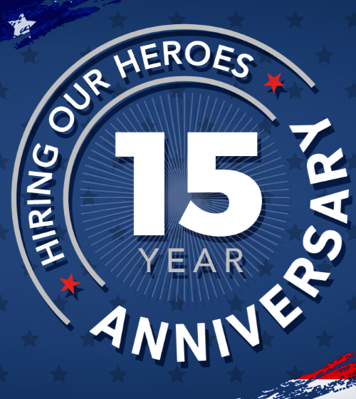 Hiring Our Heroes 15 Year Anniversary graphic