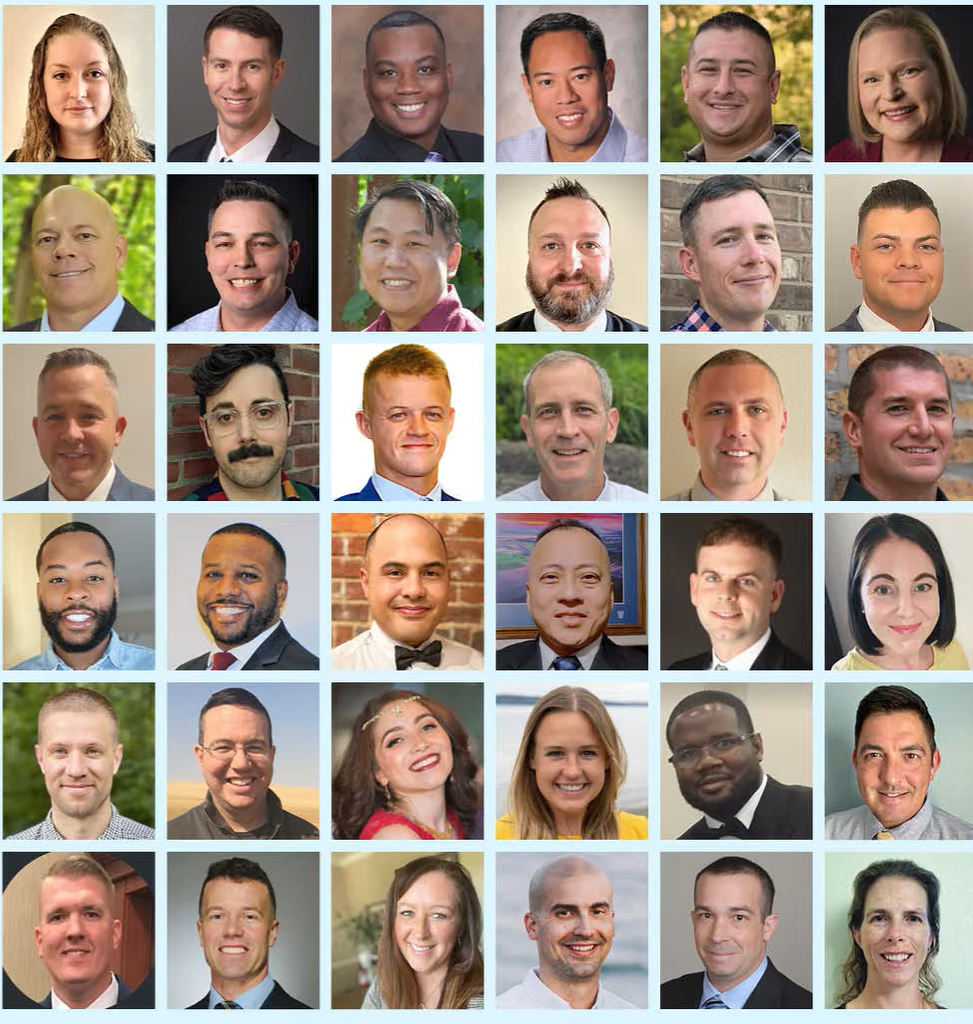 A group shot of all the professional headshots for the Chicago cohort in 2022.
